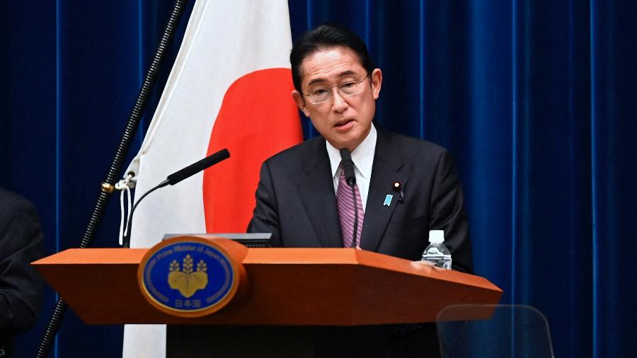 Fumio Kishida, primeiro-ministro do Japão - David Mareuil/Pool via REUTERS