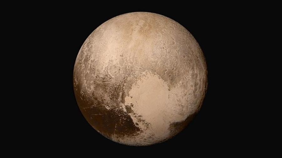 Plutão fotografado pela sonda New Horizons em 2015 - Getty Images