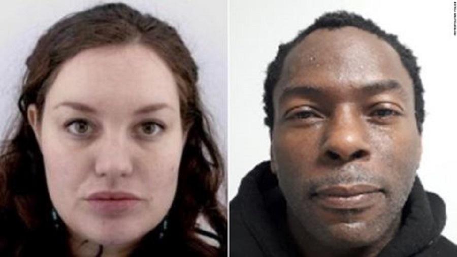 Constance Marten e Mark Gordon foram presos em Brighton por suspeita de homicídio culposo - Reprodução, CNN
