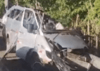 Homem e três crianças morrem em acidente entre van e ônibus em GO - Reprodução/Corpo de Bombeiros