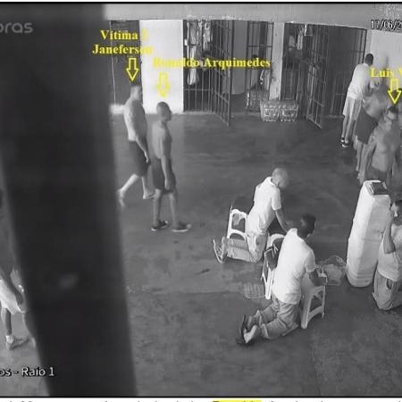 Imagens de câmeras de monitoramento da Penitenciária de Presidente Venceslau (SP)