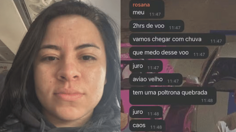 Rosana Santos Xavier tirou selfie dentro da aeronave que caiu em Vinhedo