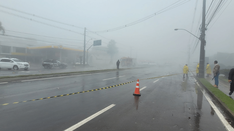 As condições climáticas estavam precárias no momento do acidente em Gramado