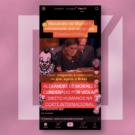 16.abr.2025 - Vídeo mostra a deputada republicana Maria Elvira Salazar fazendo críticas a Moares, mas audiência não teve caráter condenatório 16.abr.2025 - Vídeo mostra a deputada republicana Maria Elvira Salazar fazendo críticas a Moares, mas audiência não teve caráter condenatório