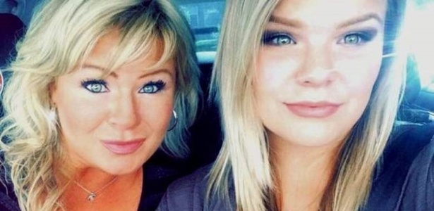 Christy Sheats com a filha Taylor em foto publicada nas redes sociais - Facebook/Reprodu??o