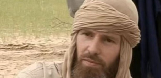 No cativeiro, Stephen McGown foi obrigado a aparecer em vídeos da Al-Qaeda  - Reprodução Al Jazeera