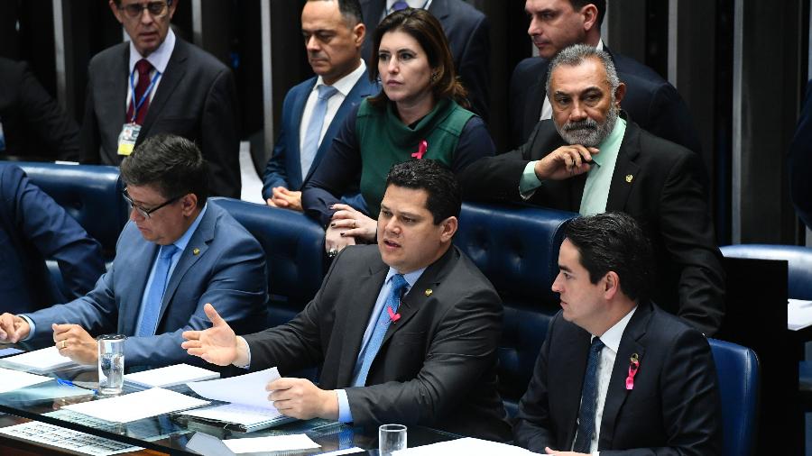 Plenário do Senado Federal durante sessão deliberativa ordinária para votar a reforma da Previdência - Marcos Oliveira/Agência Senado