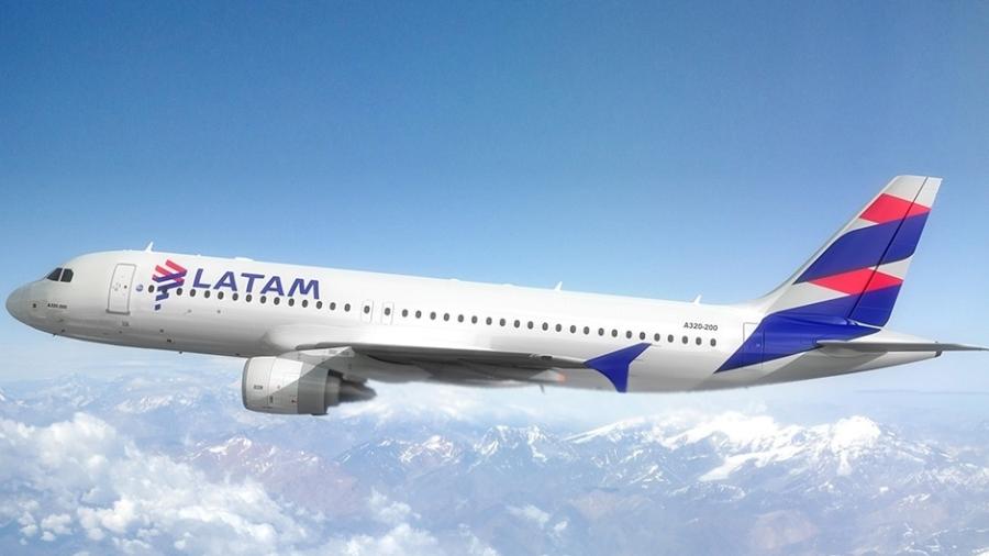 Avião Airbus A320-200 da Latam; Segundo o presidente da Latam no Brasil, Jerome Cadier, o acordo não correspondeu às expectativas - Divulgação
