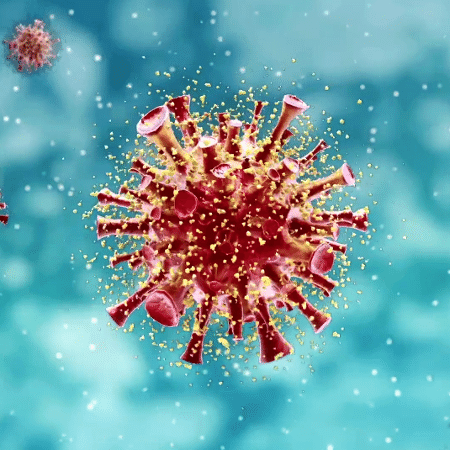 Imagem do novo vírus coronavirus (covid-19) - Reprodução