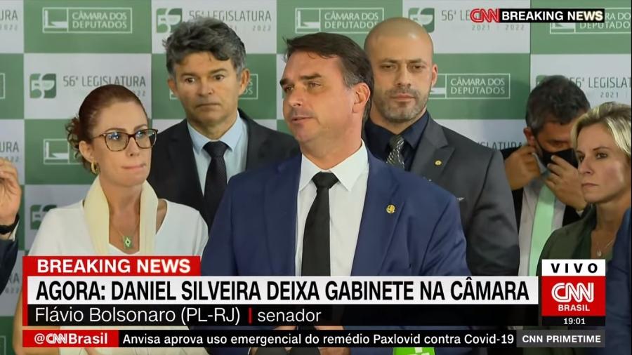 Senador Flávio Bolsonaro  - Reprodução/CNN Brasil