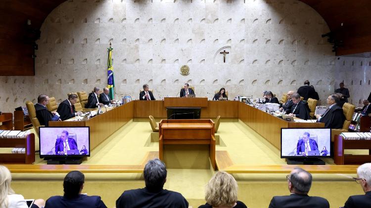 Plenário do STF. Julgamento dos recursos ocorrerá no plenário virtual Plenário do STF. Julgamento dos recursos ocorrerá no plenário virtual