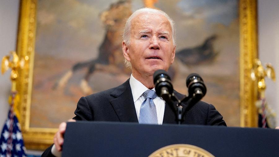 Presidente dos EUA Joe Biden em Washington em 14 de julho de 2024 - Nathan Howard/REUTERS