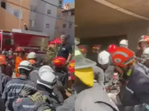 Vídeo mostra resgate de sobrevivente de desabamento de hotel na Argentina