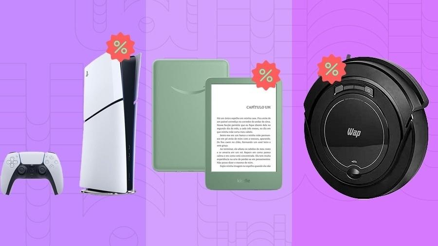 Console PlayStation, Kindle e aspirador robô são alguns dos produtos em oferta nesta sexta-feira (29)