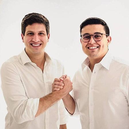 João Campos e seu novo vice, Victor Marques