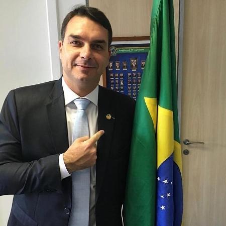 30.jan.2019 - Flavio Bolsonaro no Congresso Nacional - Reprodução/Instagram Flávio Bolsonaro