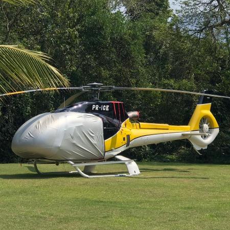 Helicóptero que seria utilizado por André do Rap