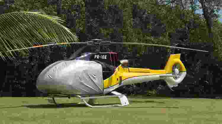 Helicóptero que seria utilizado por André do Rap - Arquivo pessoal