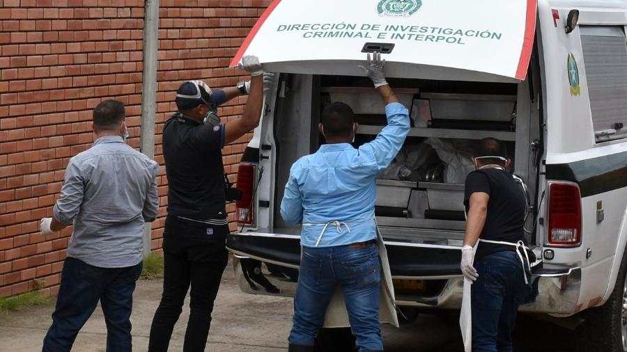 Pelo menos 17 pessoas foram assassinadas em três massacres em vários pontos da Colômbia, em um dos piores ataques de grupos armados desde a assinatura da paz em 2016, informaram as autoridades. - Daniel Fernando Martinez/AFP