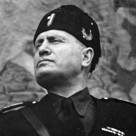 O ditador fascista Benito Mussolini, que governou a Itália entre 1922 e 1943 - Getty Images