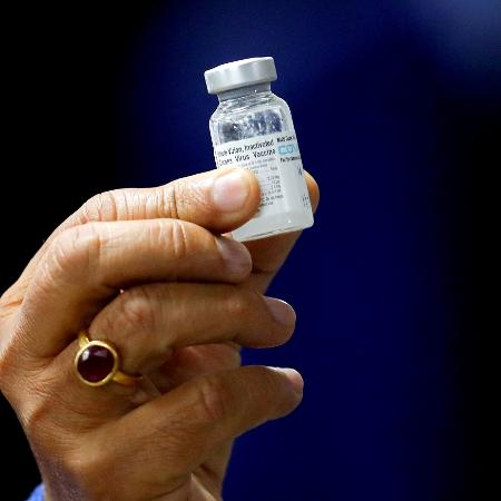 Covaxin, vacina contra a covid-19 produzida pelo laboratório Bharat Biotech - Adnan Abidi/Reuters