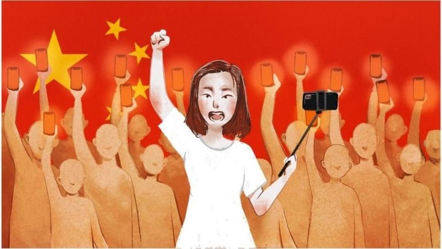 O crescimento dos blogueiros nas redes sociais chinesas foi relacionado ao aumento do nacionalismo chinês - DAVIES SURYA
