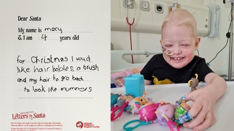 Macy wanted to have hair similar to her mother Gillian - Press Release/ECHC - Press Release/ECHC