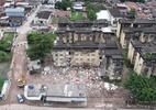 Imagens aéreas mostram como ficou prédio após desabamento no Grande Recife - Diogo Duarte/Entre Nuvens