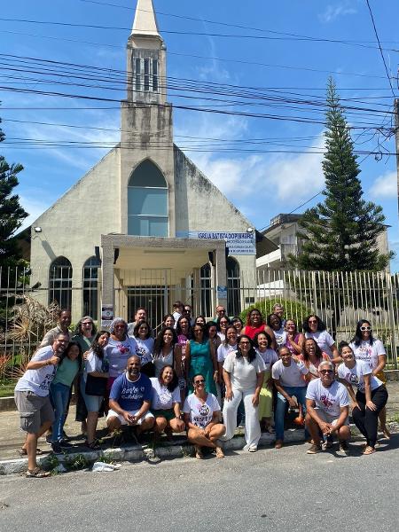 31.dez.2023 - Parte do grupo que foi hoje à Igreja Batista do Pinheiro 