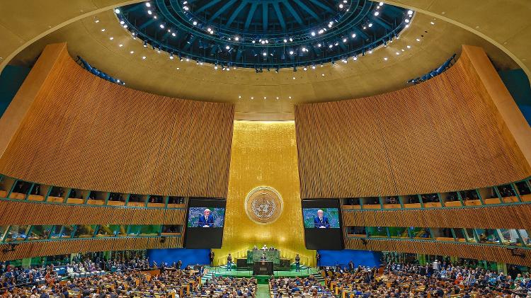 Lula discursa na abertura da Assembleia Geral da ONU, em Nova York