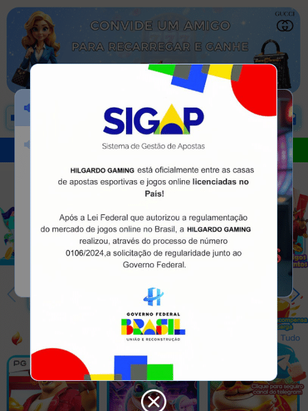 Site ilegal cita nome de empresa autorizada a operar Site ilegal cita nome de empresa autorizada a operar