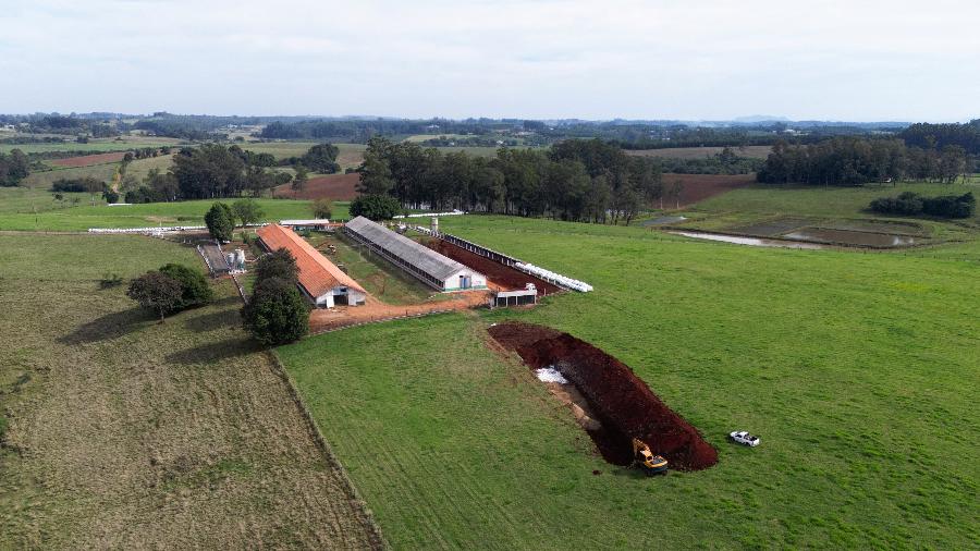 Granja em Montenegro, no Rio Grande do Sul - Reuters