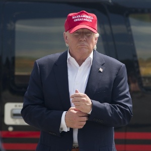 Donald Trump, pré-candidato à Presidência dos EUA, em imagem de arquivo - Aaron P. Bernstein/Getty Images/AFP