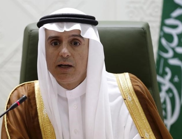 O ministro das Relações Exteriores da Arábia Saudita, Adel al-Jubeir