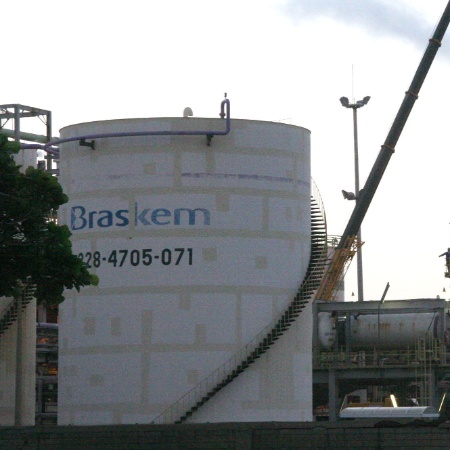 Fábrica de cloro da Braskem, no bairro de Pontal da Barra, em Maceió (AL) - 7.jul.2011 - Pablo de Luca/Folhapress