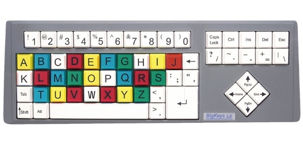 As tentativas de reinventar o nosso velho e conhecido teclado geralmente não acabaram bem, como esse exemplo da foto que reorganiza as teclas em ordem alfabética - Reprodução
