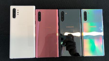 E no Brasil? Galaxy Note 10 vermelho e rosa estão disponíveis pra compra  nos EUA 