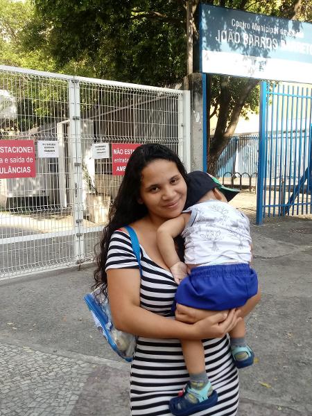 Ana Carolaine Assunção buscou consulta médica e não conseguiu em centro em Copacabana - Pauline Almeida/UOL