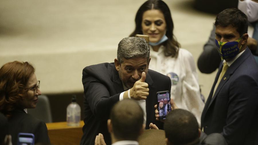 Arthur Lira (PP-AL), novo presidente da Câmara, antes do início da votação no plenário da Casa - DIDA SAMPAIO/ESTADÃO CONTEÚDO