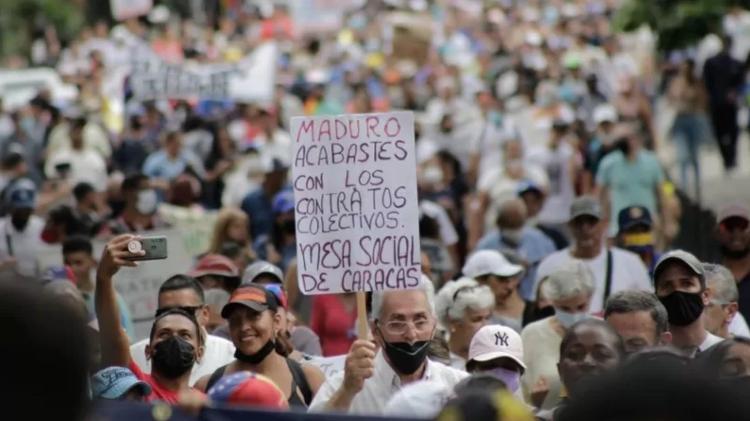 Protests resume on the streets of Venezuela in 2022 - Getty Images - Getty Images