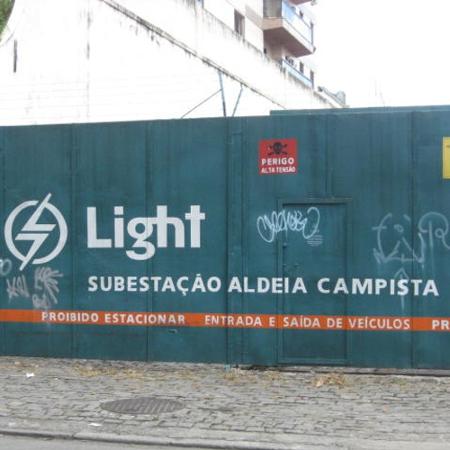 Subestação de Aldeia Campista da empresa concessionária de luz e eletricidade do Rio de Janeiro, a Light