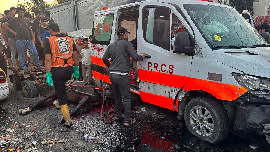 Os ataques foram particularmente intensos nos arredores do principal hospital de Gaza, o Al Shifa, de acordo com o porta-voz