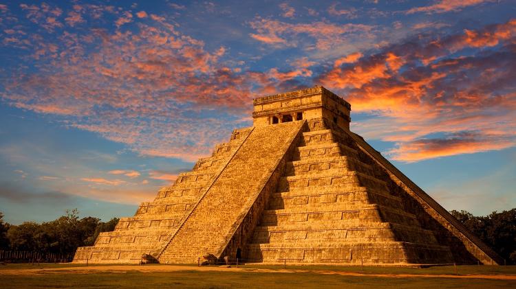 Templo Kukulkan, no México, foi feito pela civilização maia