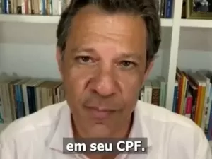 Golpe usa falso vídeo de Haddad para enganar quem busca dinheiro esquecido