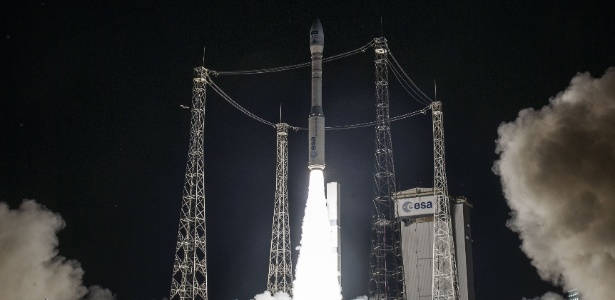 Este foi o quinto lançamento do foguete Vega desde fevereiro de 2012 - ESA/CNES/AFP