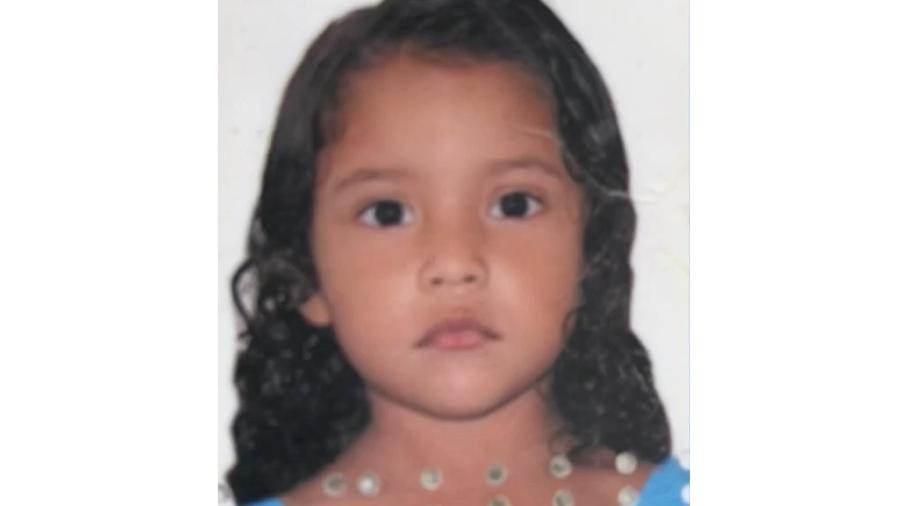 Yasmin, de cinco anos, chegou a ser socorrida, mas morreu no hospital - Rede Liberal/Reprodução