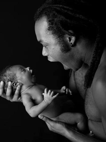 Ciro Junior e o Cauê Malik: com o nascimento do filho, nasce um pai - Acervo pessoal