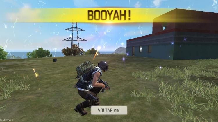 Captura de tela do jogo Free Fire rodando no Galaxy S23+ - Reprodução - Reprodução