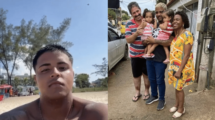 Marcos Vinicius Souza reencontrou família que salvou durante enchente em Nova Iguaçu (RJ)