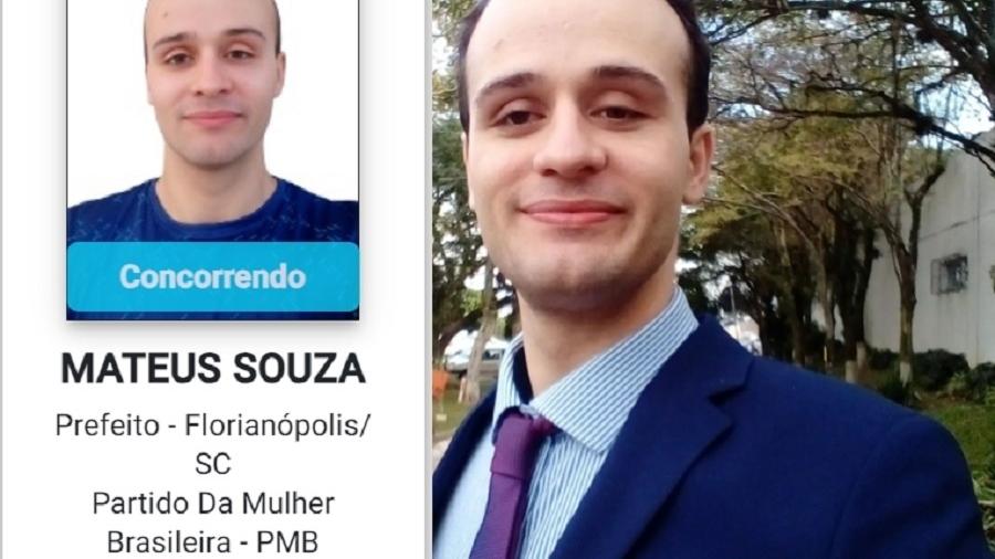 Mateus Souza é candidato do PMB à Prefeitura de Florianópolis